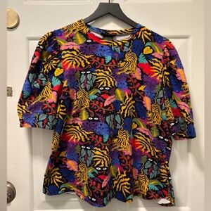 Nooworks Puff Top in Tropi Trip